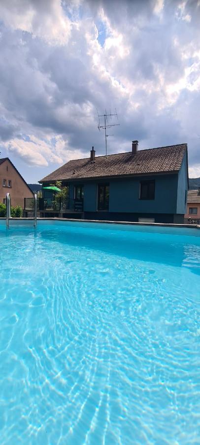 Maison Piscine Villa Saint-Amarin Bagian luar foto